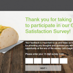 myopinion.deltaco Del Taco survey homepage