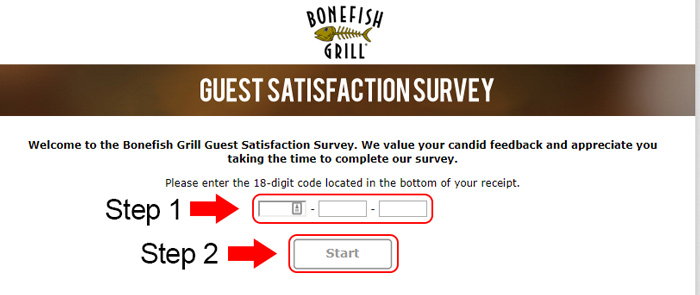 bonefish grill customer survey