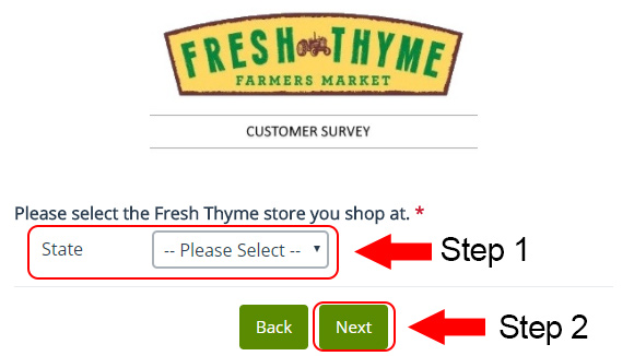 fresh thyme customer survey